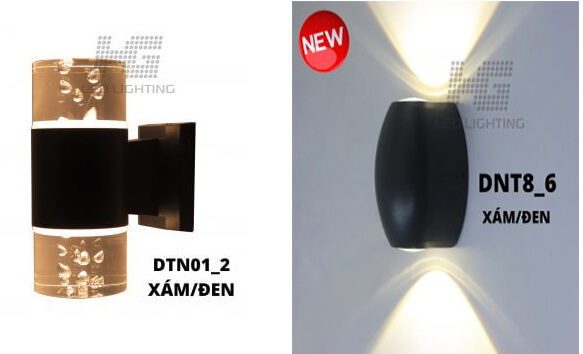 Đèn Led treo tường với thiết kế đa dạng, đẹp mắt