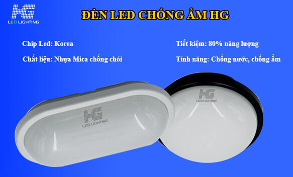 Mẫu đèn led chống ẩm