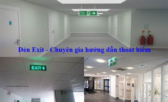 Đèn Exit - Thiết bị luôn luôn phải có trong những dự án công trình lớn