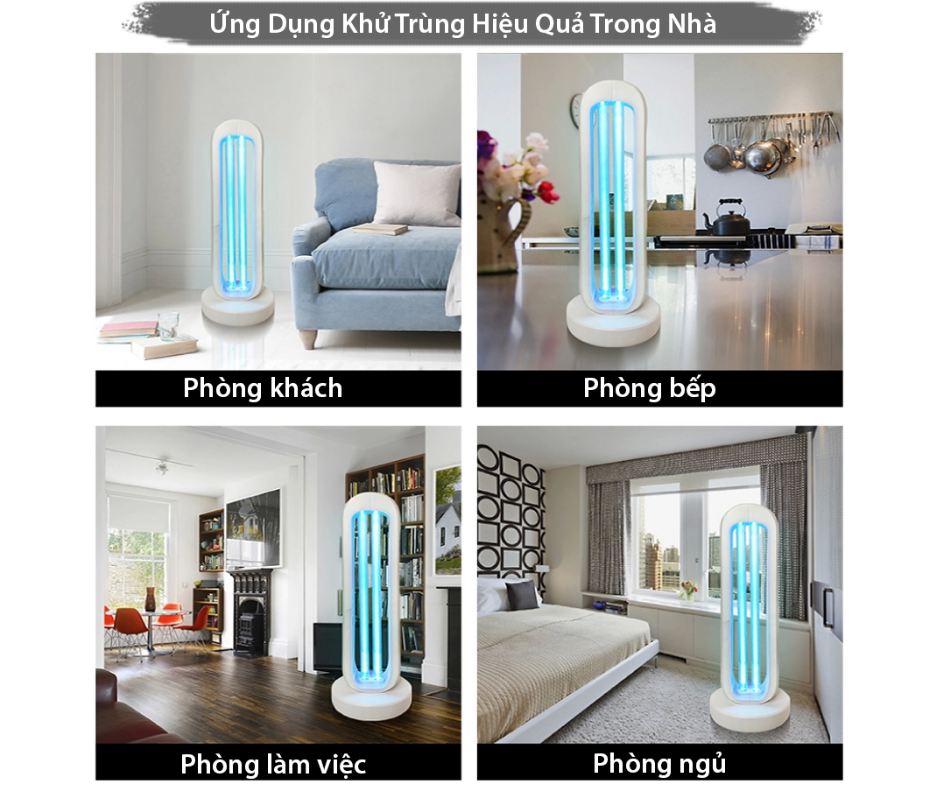 Ứng dụng đèn diệt khuẩn UVC