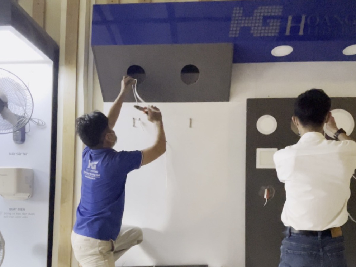Cách gắn đèn led âm trần 