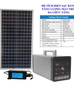Bình lưu trữ điện năng lượng mặt trời 600w